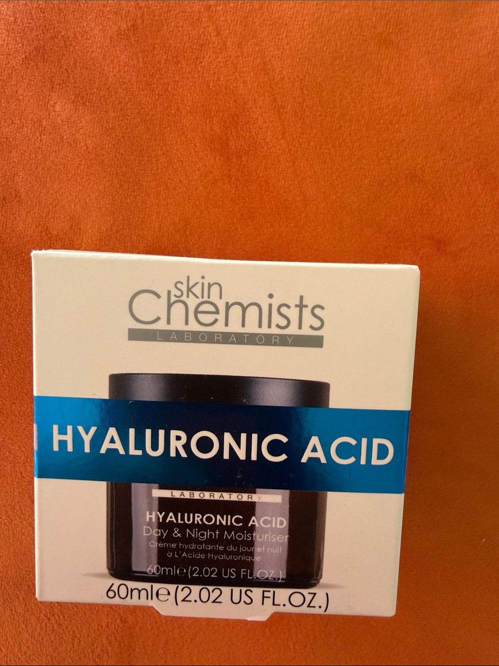 Hyaluronic Acid Day & Night Moisturiser — Blue/White